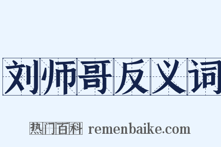 刘师哥反义词是什么意思的图片
